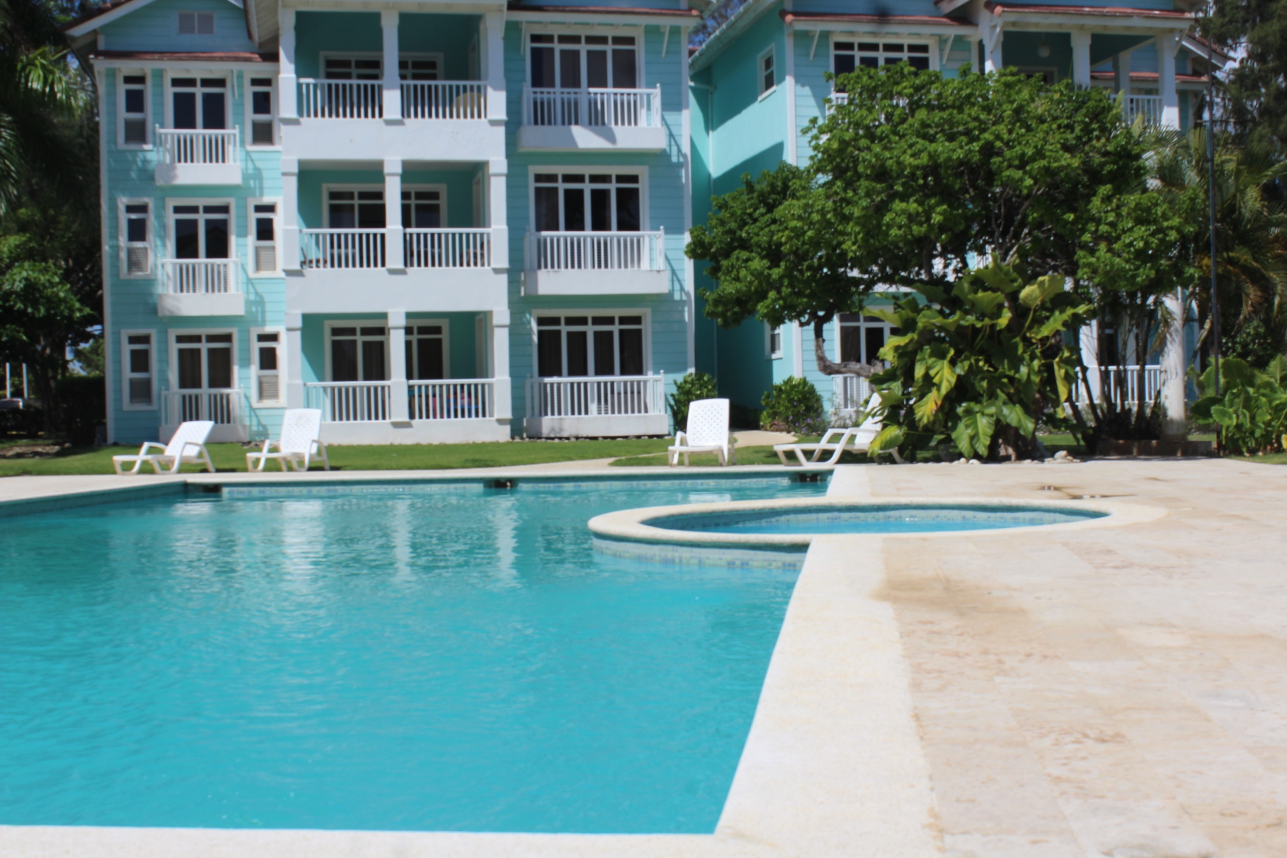Apartment Gated Community Sosua Real Estate Colorful Casas